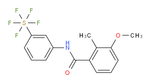 [3-[(3-methoxy-2-methylbenzoyl)amino]phenyl]sulfur pentafluoride