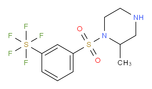 [3-[(2-methyl-1-piperazinyl)sulfonyl]phenyl]sulfur pentafluoride
