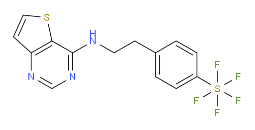[4-[2-(thieno[3,2-d]pyrimidin-4-ylamino)ethyl]phenyl]sulfur pentafluoride