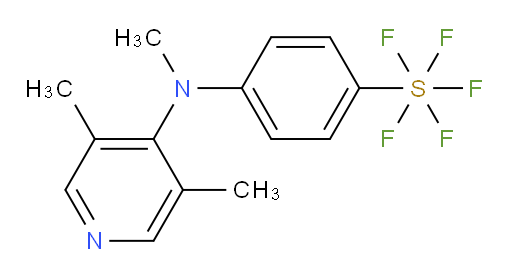 4-((3,5-dimethylpyridin-4-yl)(methyl)amino)(pentafluoromercapto)benzene