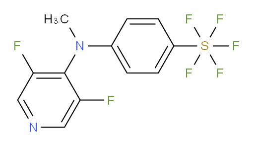 4-((3,5-difluoropyridin-4-yl)(methyl)amino)(pentafluoromercapto)benzene