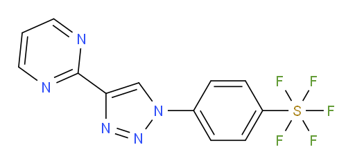 4-(4-(pyrimidin-2-yl)-1H-1,2,3-triazol-1-yl)(pentafluoromercapto)benzene