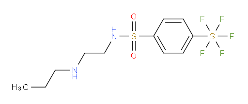 [4-[[[2-(propylamino)ethyl]amino]sulfonyl]phenyl]sulfur pentafluoride