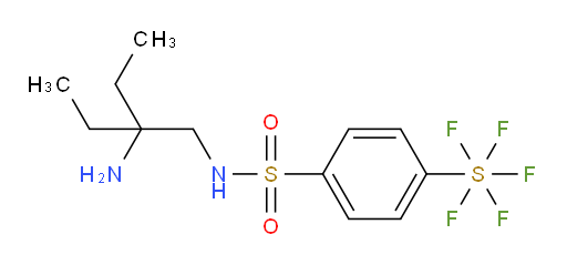 [4-[[(2-Amino-2-ethylbutyl)amino]sulfonyl]phenyl]sulfur pentafluoride