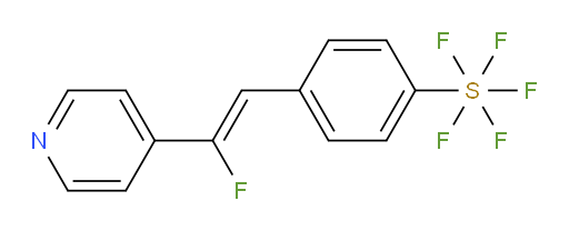 (Z)-4-(2-fluoro-2-(pyridin-4-yl)vinyl)(pentafluoromercapto)benzene