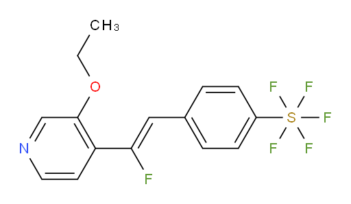 (Z)-4-(2-(3-ethoxypyridin-4-yl)-2-fluorovinyl)(pentafluoromercapto)benzene