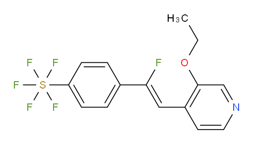 (Z)-4-(2-(3-ethoxypyridin-4-yl)-1-fluorovinyl)(pentafluoromercapto)benzene