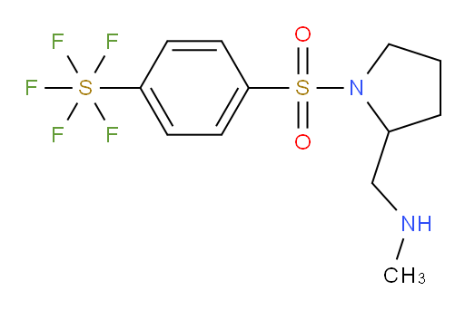 [4-[[2-[(methylamino)methyl]-1-pyrrolidinyl]sulfonyl]phenyl]sulfur pentafluoride