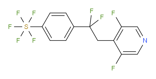 4-(2-(3,5-difluoropyridin-4-yl)-1,1-difluoroethyl)(pentafluoromercapto)benzene