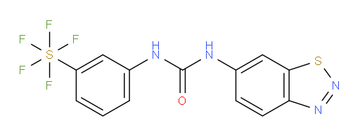 [3-[[(N-1,2,3-Benzothiadiazol-6-ylamino)carbonyl]amino]phenyl]sulfur pentafluoride