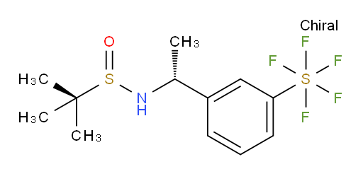 [3-[(1R)-1-[[(R)-(1,1-Dimethylethyl)sulfinyl]amino]ethyl]phenyl]sulfur pentafluoride