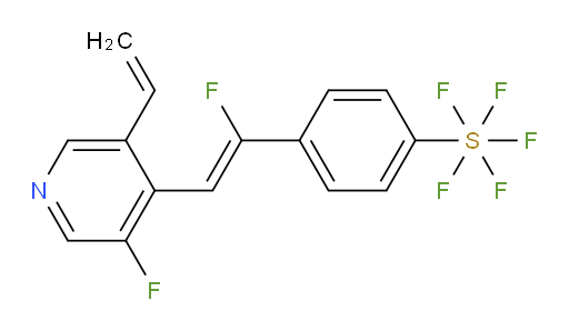 (Z)-4-(1-fluoro-2-(3-fluoro-5-vinylpyridin-4-yl)vinyl)(pentafluoromercapto)benzene
