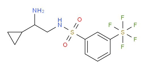 [3-[[(2-Amino-2-cyclopropylethyl)amino]sulfonyl]phenyl]sulfur pentafluoride