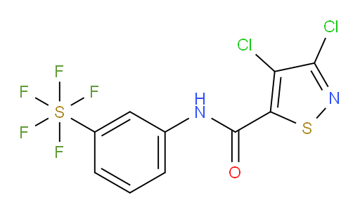 [3-[[(3,4-Dichloro-5-isothiazolyl)carbonyl]amino]phenyl]sulfur pentafluoride