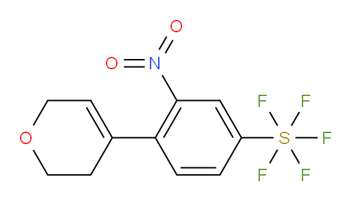 [4-(3,6-Dihydro-2H-pyran-4-yl)-3-nitrophenyl]sulfur pentafluoride