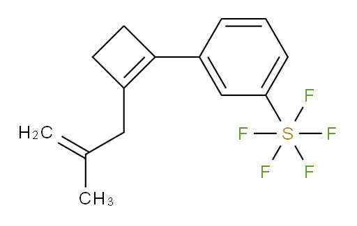 3-(2-(2-methylallyl)cyclobut-1-en-1-yl)(pentafluoromercapto)benzene
