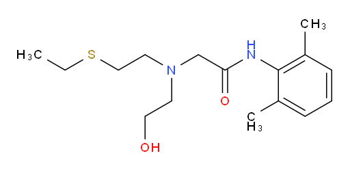 N-(2,6-dimethylphenyl)-2-((2-(ethylthio)ethyl)(2-hydroxyethyl)amino)acetamide