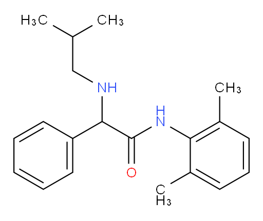 N-(2,6-dimethylphenyl)-2-(isobutylamino)-2-phenylacetamide