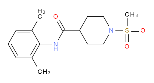N-(2,6-dimethylphenyl)-1-(methylsulfonyl)piperidine-4-carboxamide