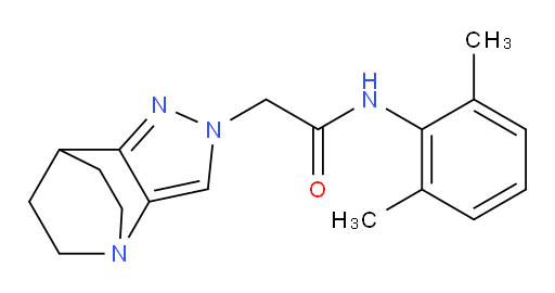 2-(6,7-dihydro-4,7-ethanopyrazolo[4,3-b]pyridin-2(5H)-yl)-N-(2,6-dimethylphenyl)acetamide