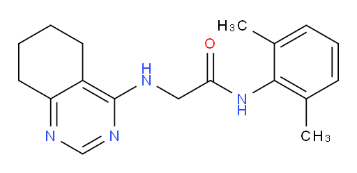 N-(2,6-dimethylphenyl)-2-((5,6,7,8-tetrahydroquinazolin-4-yl)amino)acetamide