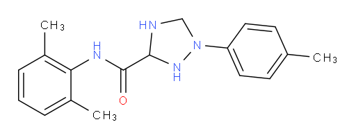 N-(2,6-dimethylphenyl)-1-(p-tolyl)-1,2,4-triazolidine-3-carboxamide