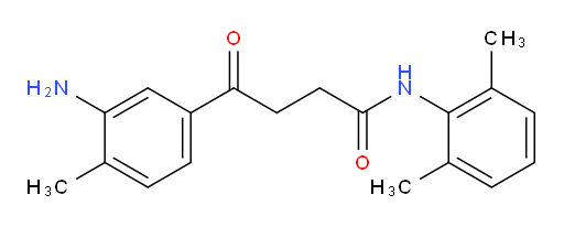 4-(3-amino-4-methylphenyl)-N-(2,6-dimethylphenyl)-4-oxobutanamide