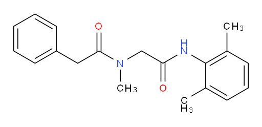 N-(2-((2,6-dimethylphenyl)amino)-2-oxoethyl)-N-methyl-2-phenylacetamide