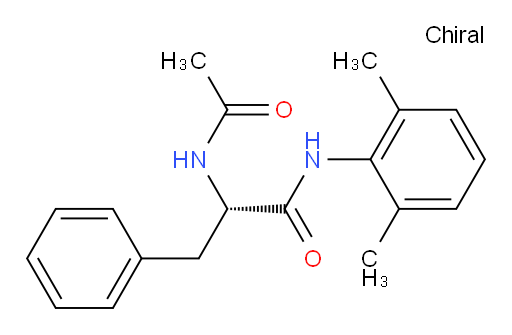 (S)-2-acetamido-N-(2,6-dimethylphenyl)-3-phenylpropanamide