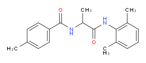 N-(1-((2,6-dimethylphenyl)amino)-1-oxopropan-2-yl)-4-methylbenzamide