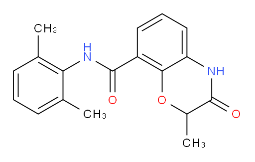 N-(2,6-dimethylphenyl)-2-methyl-3-oxo-3,4-dihydro-2H-benzo[b][1,4]oxazine-8-carboxamide