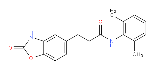 N-(2,6-dimethylphenyl)-3-(2-oxo-2,3-dihydrobenzo[d]oxazol-5-yl)propanamide