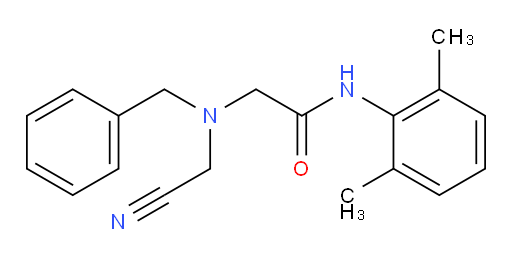 2-(benzyl(cyanomethyl)amino)-N-(2,6-dimethylphenyl)acetamide