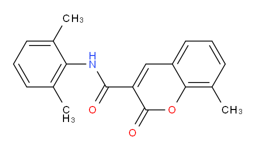 N-(2,6-dimethylphenyl)-8-methyl-2-oxo-2H-chromene-3-carboxamide