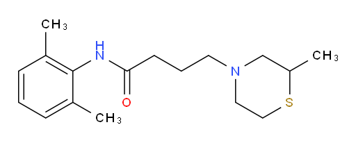 N-(2,6-dimethylphenyl)-4-(2-methylthiomorpholino)butanamide