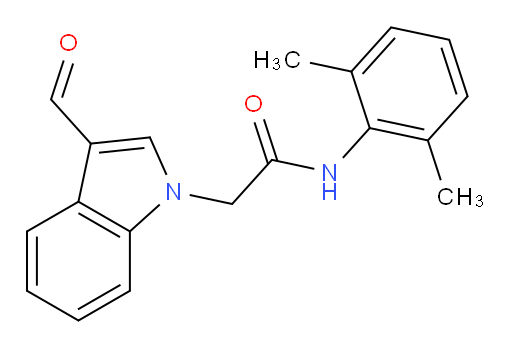 N-(2,6-dimethylphenyl)-2-(3-formyl-1H-indol-1-yl)acetamide