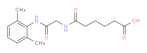6-((2-((2,6-dimethylphenyl)amino)-2-oxoethyl)amino)-6-oxohexanoic acid