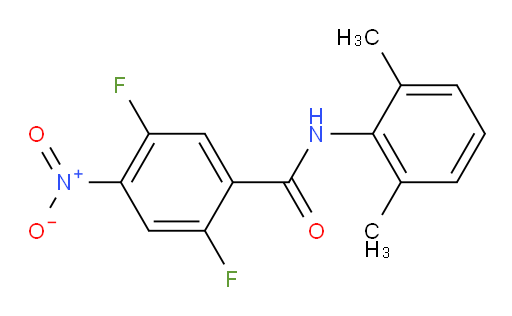 N-(2,6-dimethylphenyl)-2,5-difluoro-4-nitrobenzamide