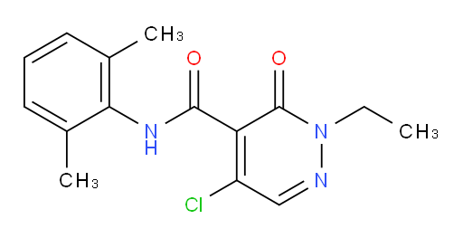 5-chloro-N-(2,6-dimethylphenyl)-2-ethyl-3-oxo-2,3-dihydropyridazine-4-carboxamide