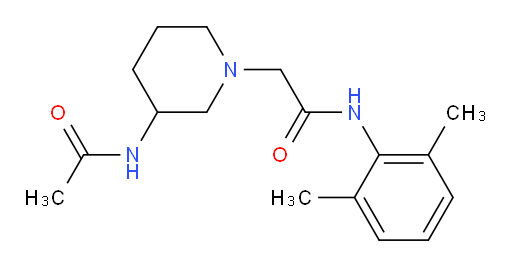 2-(3-acetamidopiperidin-1-yl)-N-(2,6-dimethylphenyl)acetamide