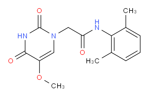 N-(2,6-dimethylphenyl)-2-(5-methoxy-2,4-dioxo-3,4-dihydropyrimidin-1(2H)-yl)acetamide