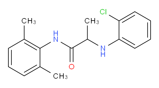 2-((2-chlorophenyl)amino)-N-(2,6-dimethylphenyl)propanamide