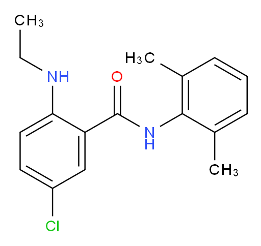 5-chloro-N-(2,6-dimethylphenyl)-2-(ethylamino)benzamide