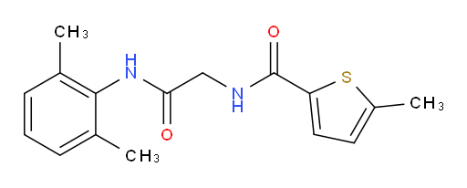 N-(2-((2,6-dimethylphenyl)amino)-2-oxoethyl)-5-methylthiophene-2-carboxamide