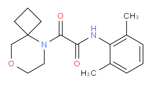 N-(2,6-dimethylphenyl)-2-oxo-2-(8-oxa-5-azaspiro[3.5]nonan-5-yl)acetamide