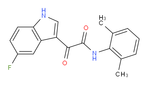 N-(2,6-dimethylphenyl)-2-(5-fluoro-1H-indol-3-yl)-2-oxoacetamide