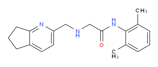 2-(((6,7-dihydro-5H-cyclopenta[b]pyridin-2-yl)methyl)amino)-N-(2,6-dimethylphenyl)acetamide