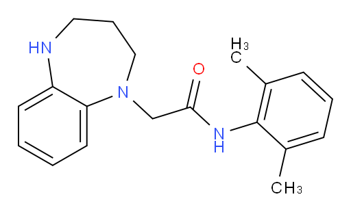 N-(2,6-dimethylphenyl)-2-(2,3,4,5-tetrahydro-1H-benzo[b][1,4]diazepin-1-yl)acetamide