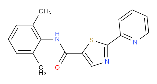 N-(2,6-dimethylphenyl)-2-(pyridin-2-yl)thiazole-5-carboxamide