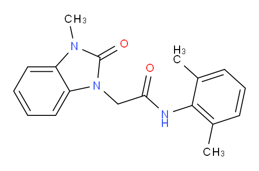 N-(2,6-dimethylphenyl)-2-(3-methyl-2-oxo-2,3-dihydro-1H-benzo[d]imidazol-1-yl)acetamide